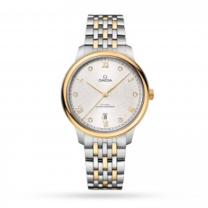 Omega de ville prestige co-axial chronometer 40mm mens watch silver O43420402052001